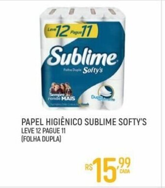Papel Higiénico Sublime Softy Lv12 pg11