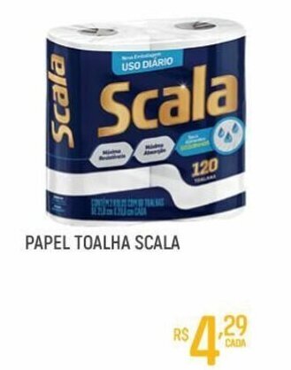 Supermercado Guará Papel Toalha Scala oferta