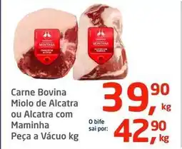 Tenda Atacado Montana - carne bovina miolo de alcatra ou alcatra com maminha oferta