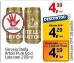 Tenda Atacado Stella artois - cerveja stella pure gold lata com oferta
