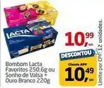 Tenda Atacado Lacta - bombom favoritos 250,6g ou sonho de valsa + ouro branco 220g oferta