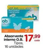 Carrefour O.b. - absorvente interno oferta