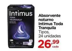 Carrefour Intimus - absorvente noturno toda tranquila oferta