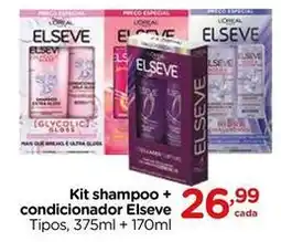 Carrefour Elsève - kit shampoo + condicionador oferta