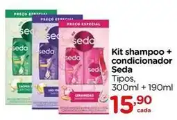 Carrefour Seda - kit shampoo + condicionador oferta