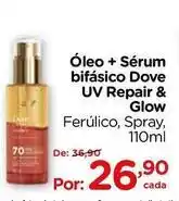 Carrefour Dove - óleo + sérum bifasico uv repair & glow oferta