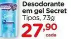 Carrefour Secret - desodorante em gel oferta