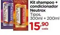 Carrefour Neutrox - kit shampoo + condicionador oferta