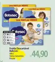 Atacadão Babysec - fralda descartavel oferta