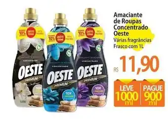 Oeste - amaciante de roupas concentrado