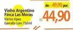 Atacadão Argentino - vinho finca oferta
