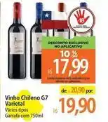 Atacadão Off - vinho chileno g7 varietal oferta