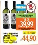 Atacadão Argentino - vinho cordero con piel de lobo oferta