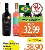 Atacadão Aurora - vinho reserva oferta