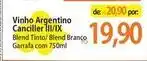 Atacadão Argentino - vinho oferta