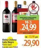 Atacadão Gato negro - vinho chileno oferta