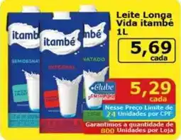 Mialich Supermercados Leite Longa Vida itambé oferta