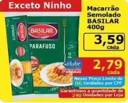 Mialich Supermercados Macarrão semolado basilar oferta