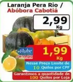 Mialich Supermercados Laranja Pera Rio / Abóbora Cabotia oferta