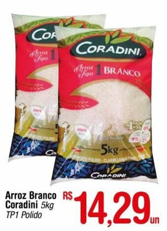 Fort Atacadista Arroz Branco Coradini 5kg tp1 Polido oferta