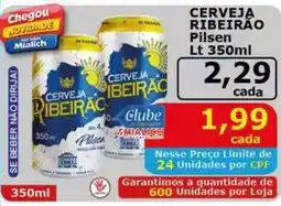 Mialich Supermercados Cerveja ribeirão pilsen oferta