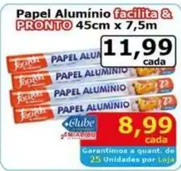Mialich Supermercados Papel alumínio facilita & pronto oferta