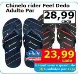 Mialich Supermercados Chinelo rider Feel Dedo Adulto Par oferta