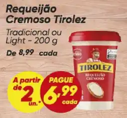 Dia Requeijão cremoso tirolez oferta