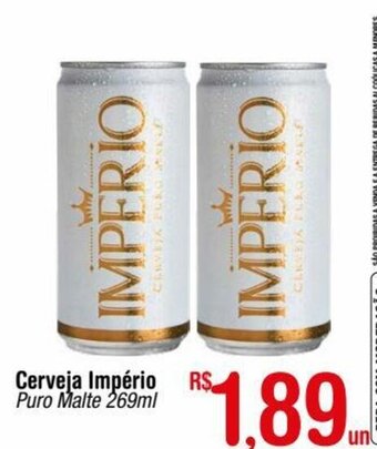 Fort Atacadista Cerveja Imperio 269ml oferta