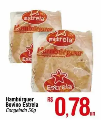 Fort Atacadista Hamburguer Bovino Estrela 56g oferta