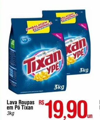 Fort Atacadista Lava roupas em po Tixan 3kg oferta