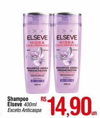 Fort Atacadista Shampoo Elseve 400ml oferta