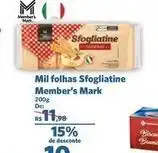 Sam's Club Member's mark - mil folhas sfogliatine oferta