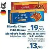 Sam's Club Petit - biscoito choco -beurre oferta