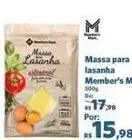 Sam's Club Lasanha - massa para lasanha oferta