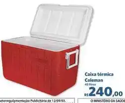 Sam's Club Coleman - caixa térmica oferta
