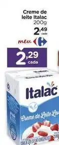 Carrefour Italac - creme de leite oferta