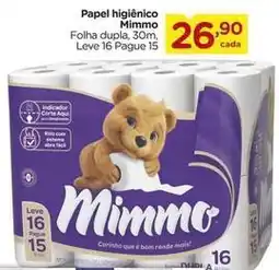 Carrefour Mimmo - papel higiênico oferta