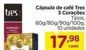 Carrefour 3 corações - cápsula de café oferta