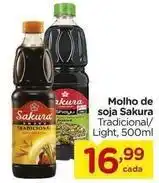 Carrefour Sakura - molho de soja oferta