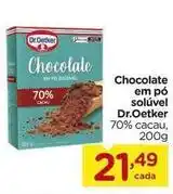 Carrefour Dr. oetker - chocolate em pó solúvel oferta