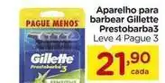 Carrefour Gillette - aparelho para barbear prestobarba3 oferta