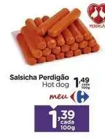 Carrefour Perdigão - salsicha oferta