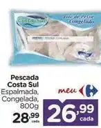 Carrefour Costa sul - pescada oferta