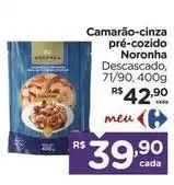 Carrefour Noronha - camarão-cinza pre-cozido oferta