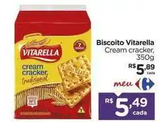 Carrefour Vitarella - biscoito cream cracker oferta