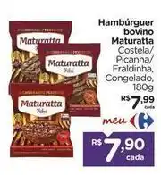 Carrefour Maturatta - hambúrguer bovino oferta