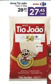 Carrefour Tio joão - arroz oferta