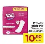Carrefour Mili - protetor diário oferta