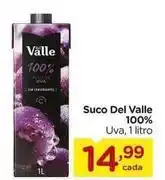 Carrefour Del valle - suco 100% oferta